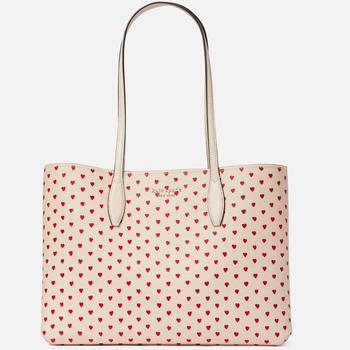 kate spade tote单肩包, Kate Spade | Kate Spade New York Women's All Day Tote Bag - Milk Glass Multi商品图片 7折