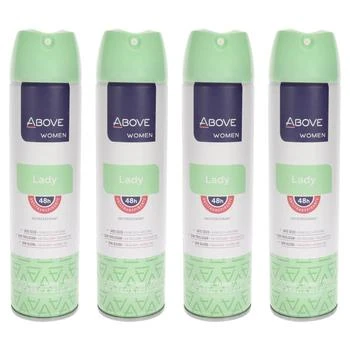 Above | 3.17 oz 48 Hours Antiperspirant Deodorant for Women - Lady - Pack of 4,商家Premium Outlets,价格¥215