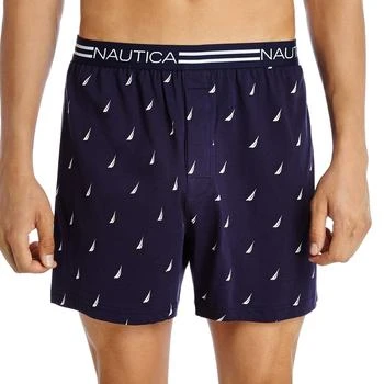 Nautica | Nautica Mens Stretch Knit Boxers 5.3折