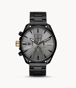 推荐Diesel Men's MS9 Chrono Chronograph, Black-Tone Stainless Steel Watch商品