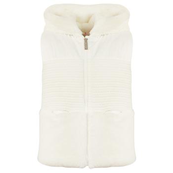商品Lapin House | White Faux Fur Hooded Gilet,商家Designer Childrenswear,价格¥481图片