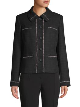商品Embellished Tweed Jacket,商家Saks OFF 5TH,价格¥365图片