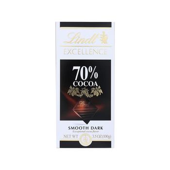 商品Chocolate Bar - Dark Chocolate - 70 Percent Cocoa - Smooth - 3.5 oz Bars - Case of 12图片