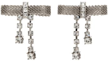 推荐Silver Crystal Pendant Earrings商品
