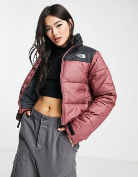 The North Face | The North Face Saikuru cropped puffer jacket in pink Exclusive at ASOS商品图片,7.5折