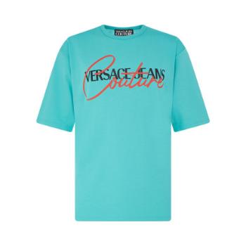 Versace | VERSACE JEANS 男士T恤绿色 72GAHT07-CJ02O-112商品图片,满$100享9.5折, 满折