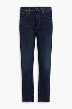 推荐Slim-fit faded denim jeans商品