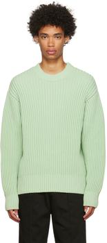 AMI | Green Organic Cotton Sweater商品图片,