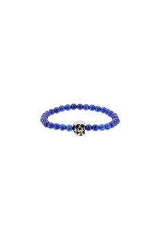 推荐Alexander Mcqueen Skull Bracelet With Pearls商品