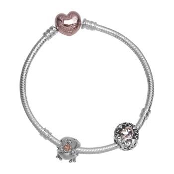 潘多拉耳钉, PANDORA | PANDORA  女士银色银质手镯  PAND00104商品图片 满$100享9.5折, 满折