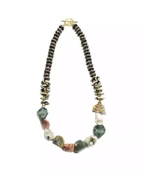 Michael Gabriel Designs | Jade Safari Jade Chunk Beads and Kenya Bone Beads Necklace,商家Macy's,价格¥1671