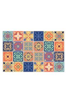商品WALPLUS | Mara Colorful Peel and Stick Tiles - Pack of 4,商家Nordstrom Rack,价格¥254图片