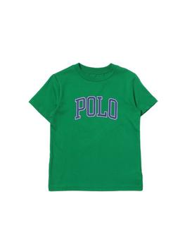 Ralph Lauren | Polo Ralph Lauren Kids Green Polo Logo Cotton T-shirt, Size 3/3T商品图片,6.7折