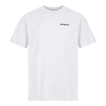 Patagonia | Patagonia T-Shirt P-6 Logo - White 额外9折, 独家减免邮费, 额外九折
