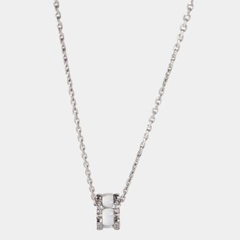 [二手商品] Chanel | Chanel Ultra White 18K White Gold Diamond Ceramic Necklace商品图片,7.4折