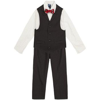Nautica | Little Boys Pin Dot Check Vest Set, 4 Piece商品图片,7.4折
