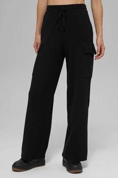 Alo | Scholar Knit High-Waist Cargo Pant - Ivory,商家Alo yoga,价格¥1544
