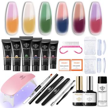 商品Day To Night - 19Pcs Light Color Changing UV Poly Nail Gel Kit,商家MODELONES,价格¥409图片