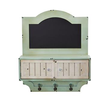 商品NEARLY NATURAL | 21.5-In. Vintage Chalkboard Wall Organizer With Doors and Hooks,商家Macy's,价格¥1260图片