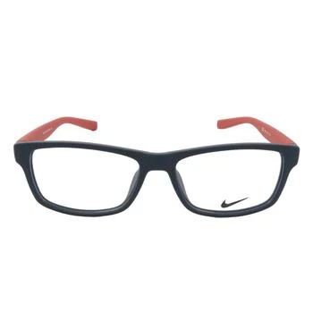 推荐Demo Rectangular Men's Eyeglasses NIKE 7123 404 53商品