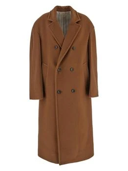 Gucci | Gucci Double-Breasted Long-Sleeved Coat 5.2折起, 独家减免邮费