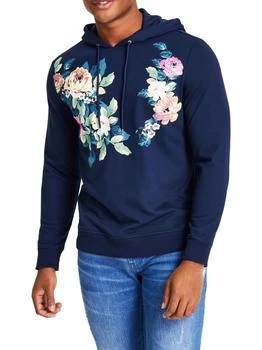 INC International | Andres Mens Regular Fit Floral Hoodie 3.7折