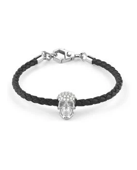 Philipp Plein | Plein Enigma Crystal Calf Leather Bracelet,商家Maison Beyond,价格¥818