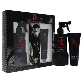 商品K.O. Knock Out by Kanon for Men - 2 Pc Gift Set 10oz Body Spray图片