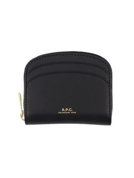 A.P.C. | Compact Demi Lune Mini Change Purse - Leather - Black 