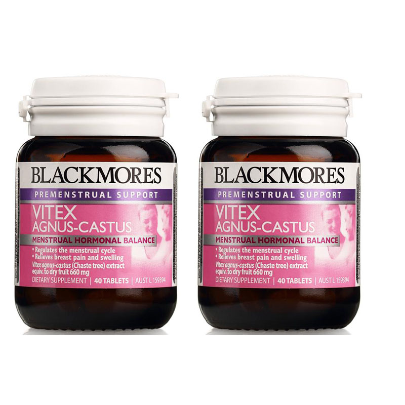 Blackmores | 澳大利亚Blackmores澳佳宝圣洁莓女性荷尔蒙草本平衡片40片*2商品图片,额外8折, 包邮包税, 额外八折