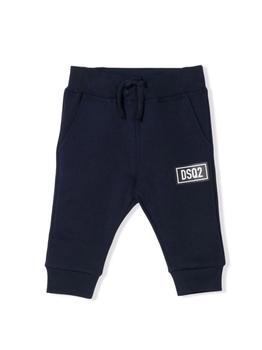 商品DSQUARED2 | Dsquared2 Blue Cotton Track Pants,商家Italist,价格¥842图片