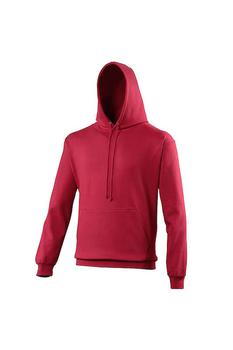 推荐Awdis Unisex College Hooded Sweatshirt / Hoodie (Cranberry)商品