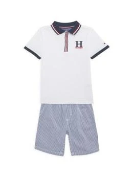 Tommy Hilfiger | Little Boy's 2-Piece Polo & Shorts Set,商家Saks OFF 5TH,价格¥208