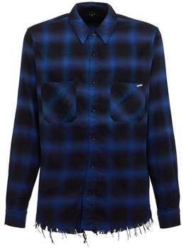 amiri衬衫真假, AMIRI | Shadow Check Cotton Shirt商品图片 额外8.5折, 额外八五折