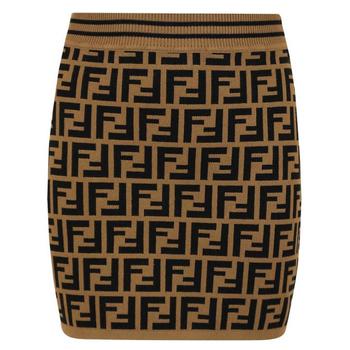 推荐Brown Logo Knit Skirt商品