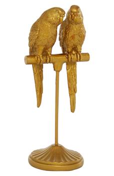 商品WILLOW ROW | Goldtone Polystone Parrot Sculpture,商家Nordstrom Rack,价格¥188图片