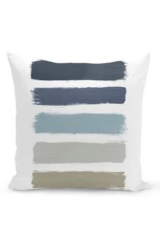 Curioos | Blue & Taupe Stripes Throw Pillow,商家Nordstrom Rack,价格¥226