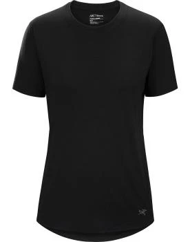 Arc'teryx | Arc'teryx 女士户外T恤 X000007443BLACK 黑色 9折, 满$1享9.6折, 满折