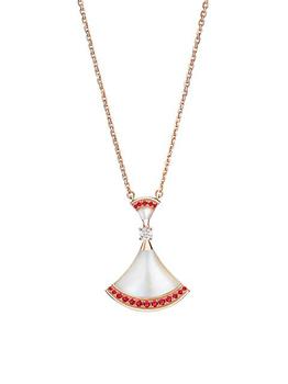 美国bvlgari项链, BVLGARI | Divas' Dream 18K Yellow Gold & Multi-Stone Pendant Necklace商品图片 