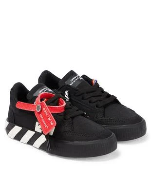 Off-White | Low Vulcanized皮革运动鞋 6.9折