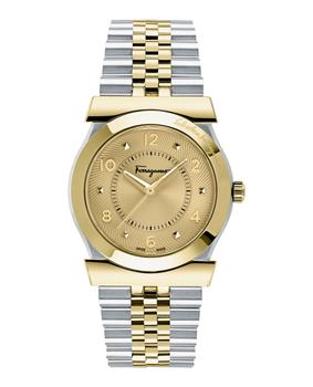 男士休闲菲拉格慕手表, Salvatore Ferragamo | Vega Bracelet Watch商品图片 4.7折, 独家减免邮费