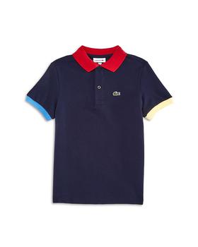Lacoste | Boys' Color Block Trim Polo Shirt - Little Kid, Big Kid商品图片,7.5折, 独家减免邮费