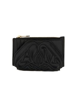 商品Alexander McQueen | Alexander McQueen Seal Logo Card Holder,商家Italist,价格¥3075图片