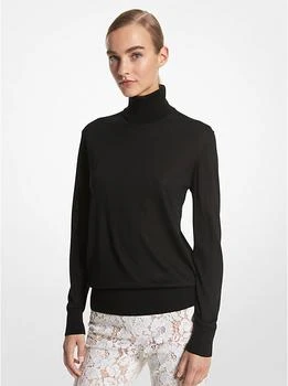 Michael Kors | Joan Featherweight Silk Turtleneck Sweater 3.9折