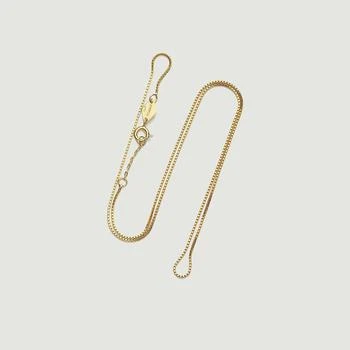 推荐Box chain necklace Gold ANNI LU商品
