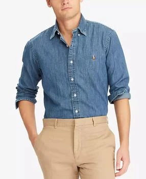 Ralph Lauren | 拉夫劳伦男士经典款牛仔衬衣,商家Macy's,价格¥672