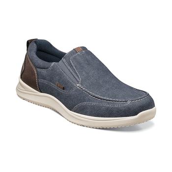 Nunn Bush | Men's Conway Canvas Moc Toe Slip-On Loafer商品图片,6.6折