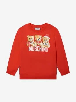 推荐Kids Holiday Teddy Bears Sweatshirt in Red商品