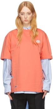 ADER error, ADER error | Orange Cotton T-Shirt商品图片 