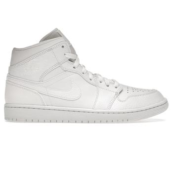 aj女鞋, Jordan | Air Jordan 1 Mid Triple White商品图片 